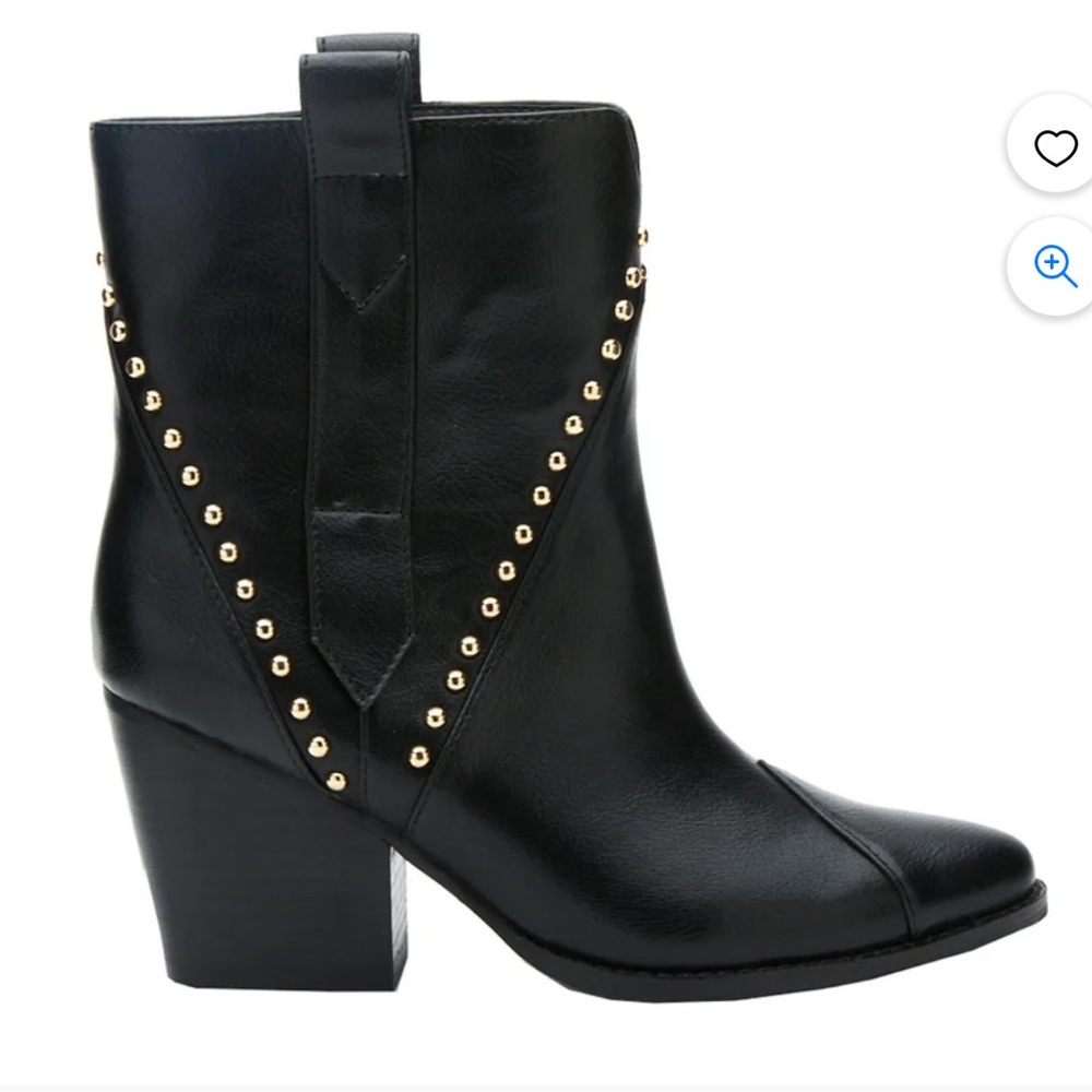 Coconut By Matisse Studded Cowboy Boots Gem